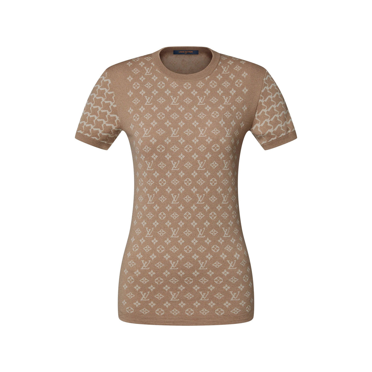 Monogram Honeycomb Knit Top