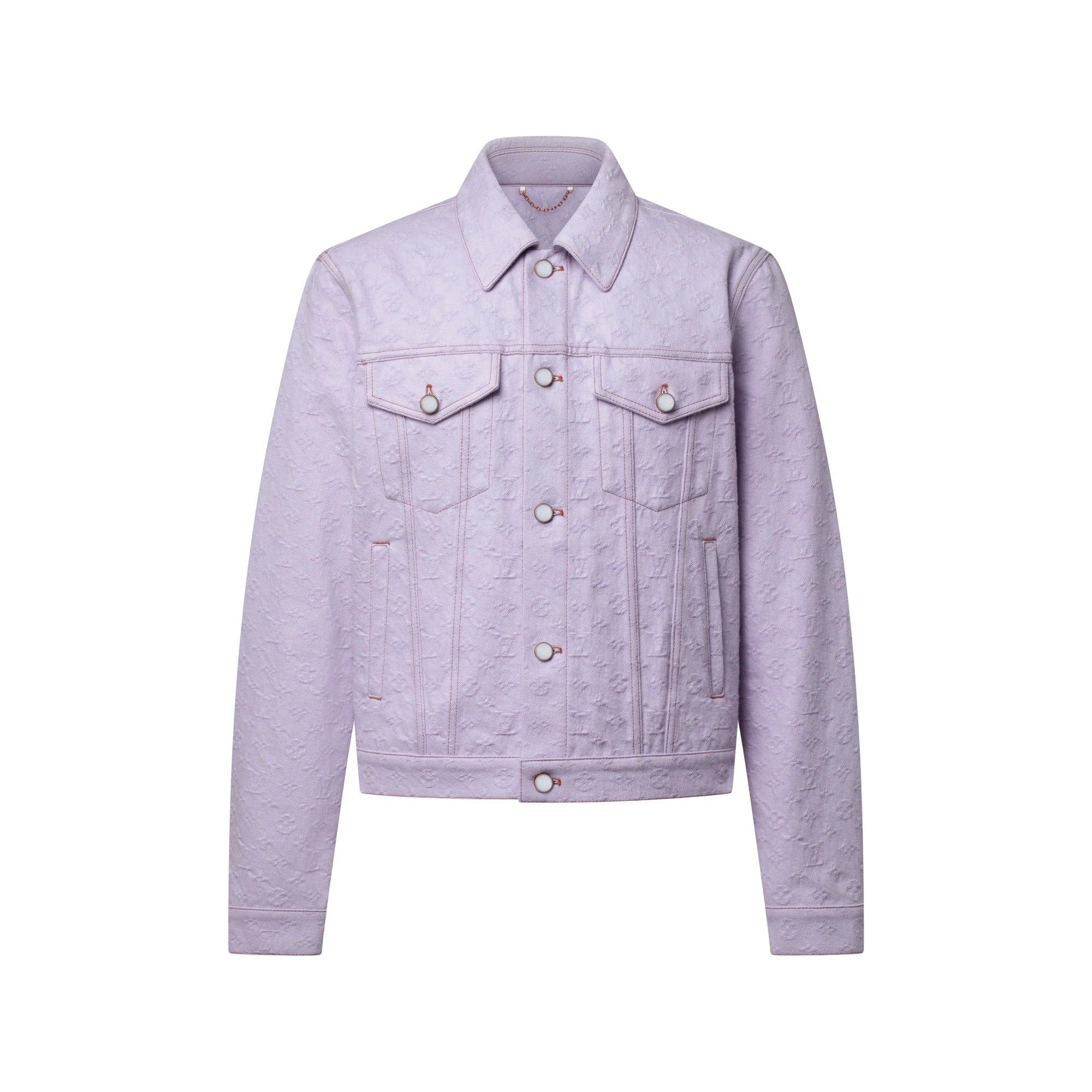 Monogram Jacquard Denim Trucker Jacket