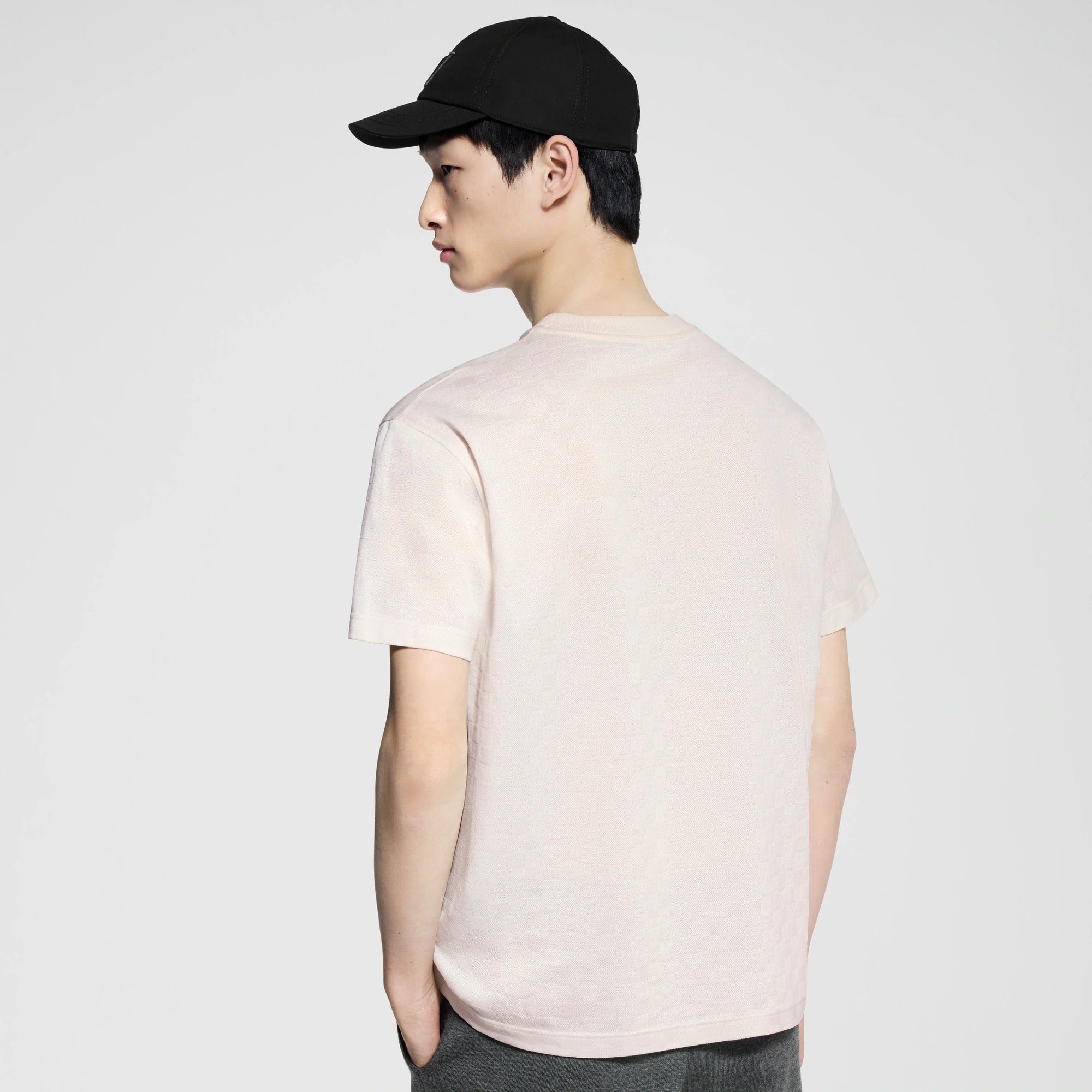 Damier Cotton Pique T-Shirt