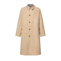 Reversible Cotton Silk Trench Coat