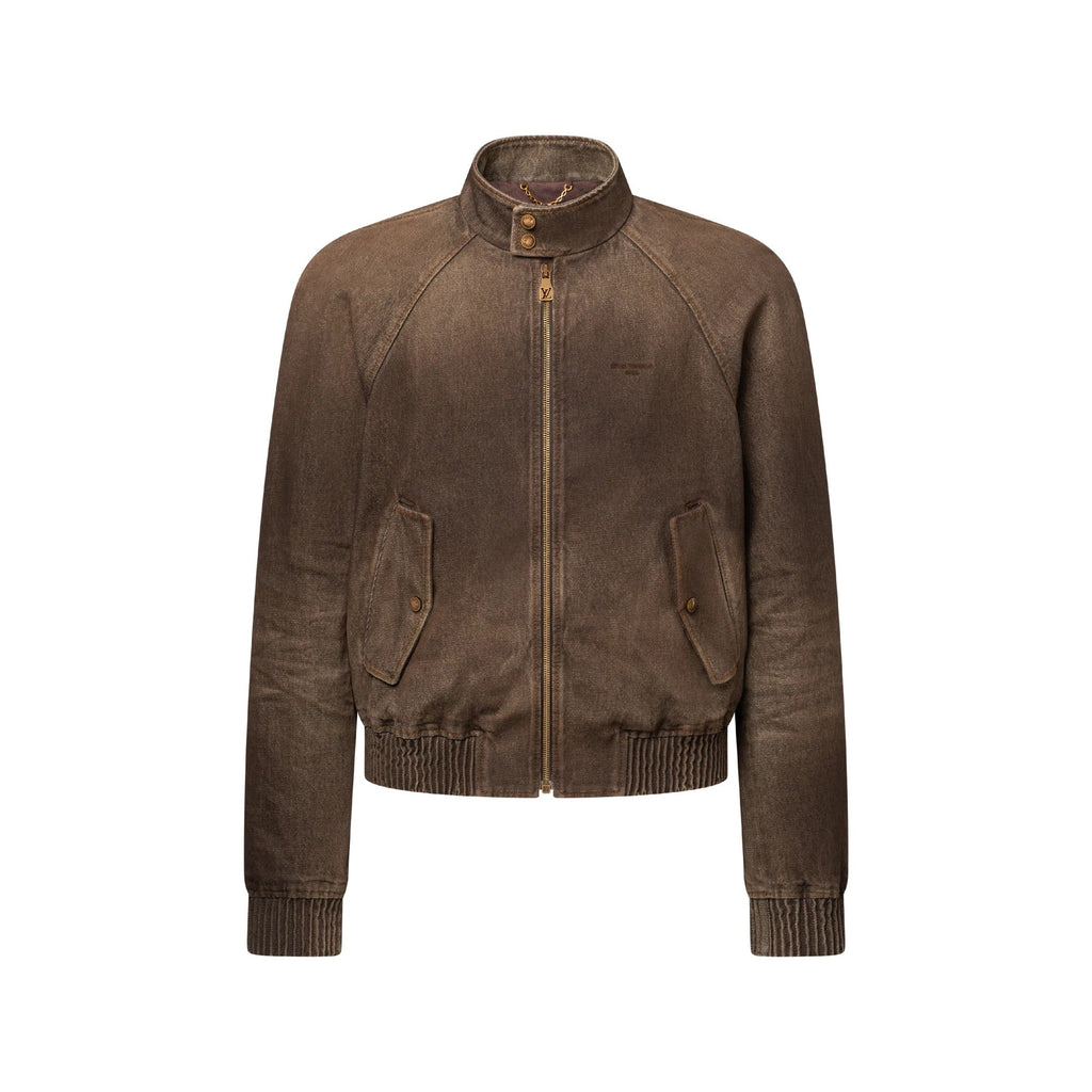 Coffee Indigo Denim Blouson