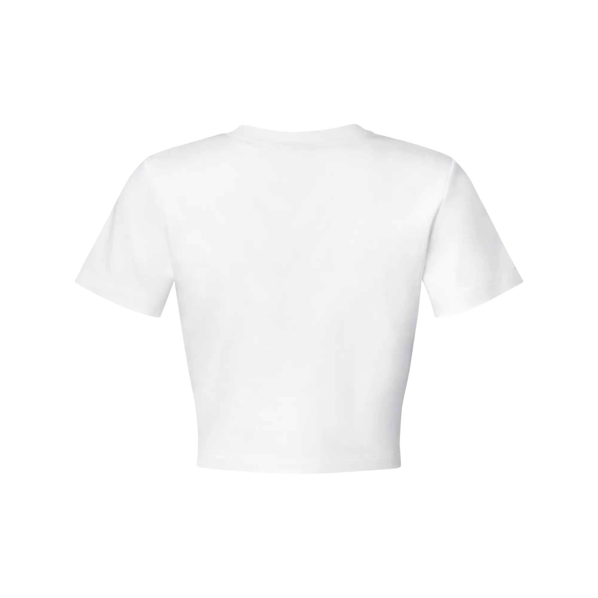 Woven Flower Print Crop Top