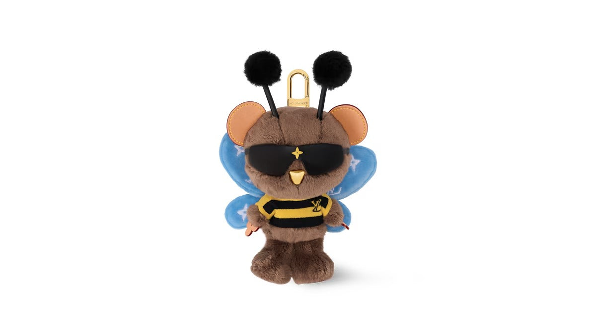 LV Louis Bear Bee Bag Charm