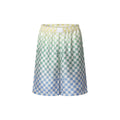 Damier Gradient Printed Silk Shorts