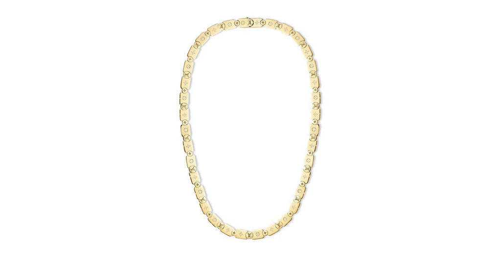 Les Gastons Vuitton Gourmette Necklace, Yellow Gold