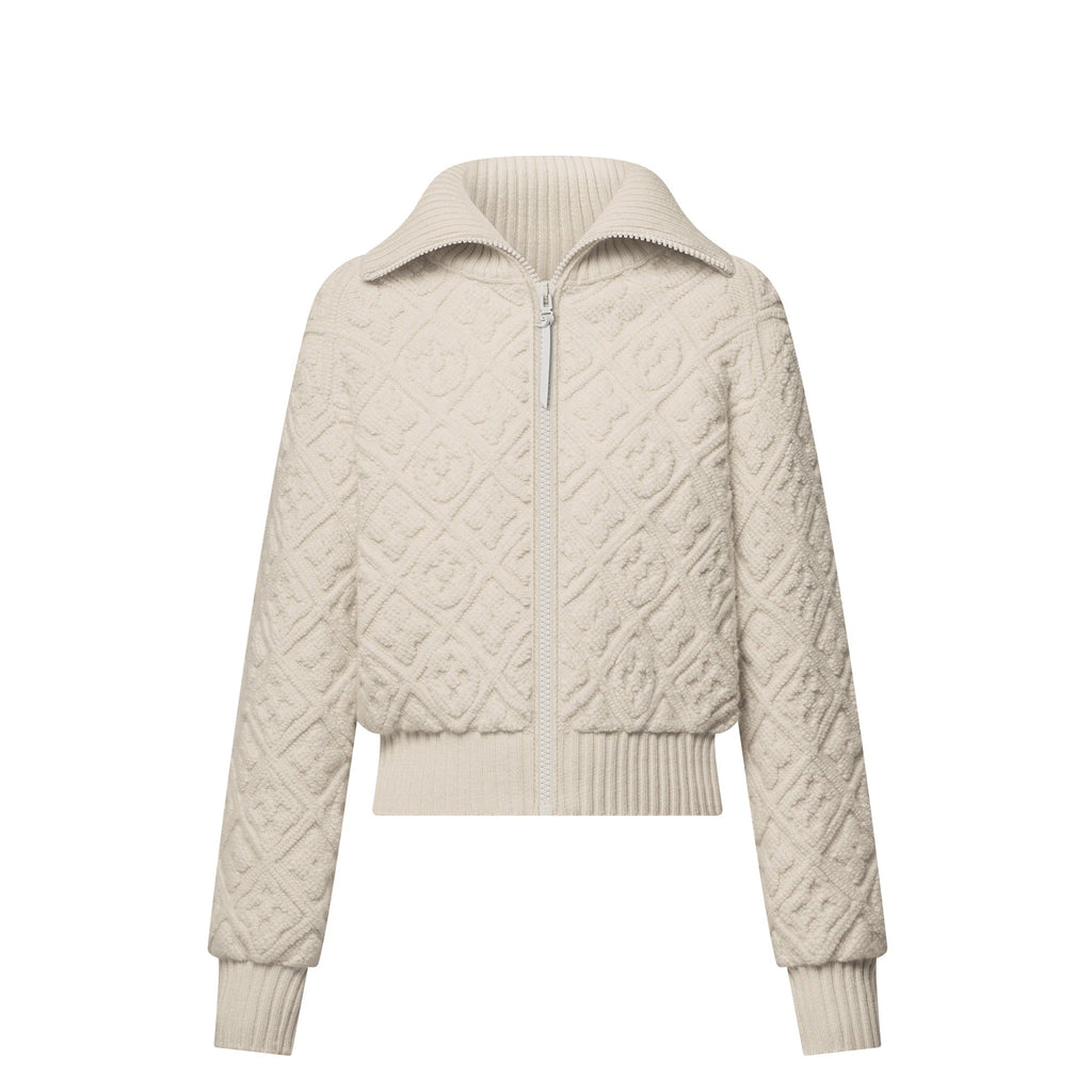 Shearling-Effect Monogram Jacket