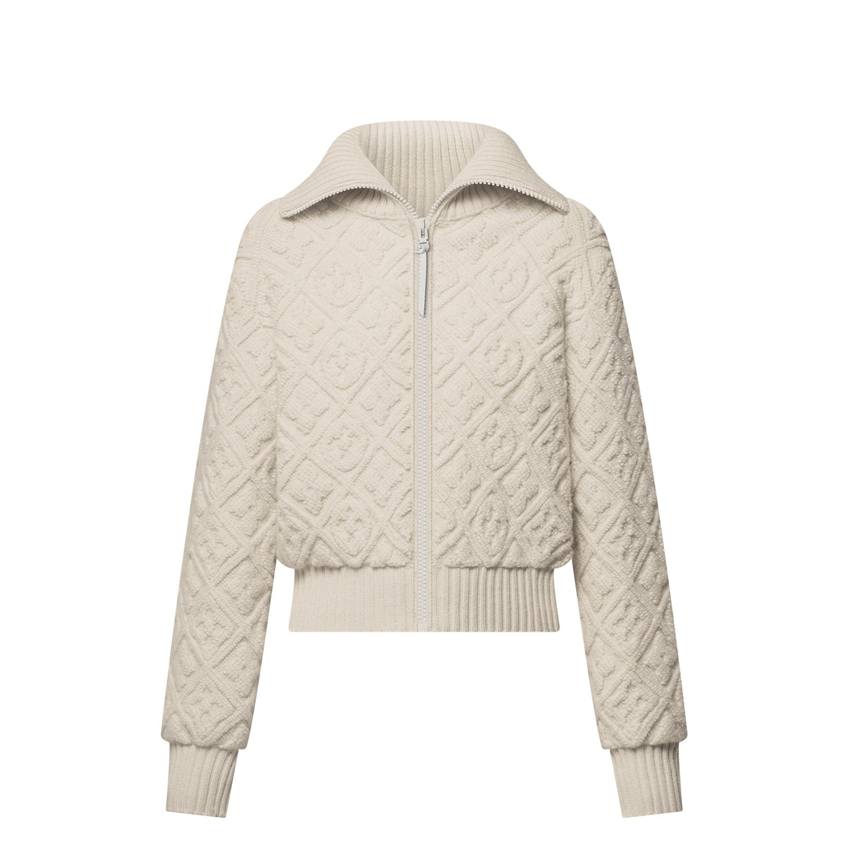 Shearling-Effect Monogram Jacket