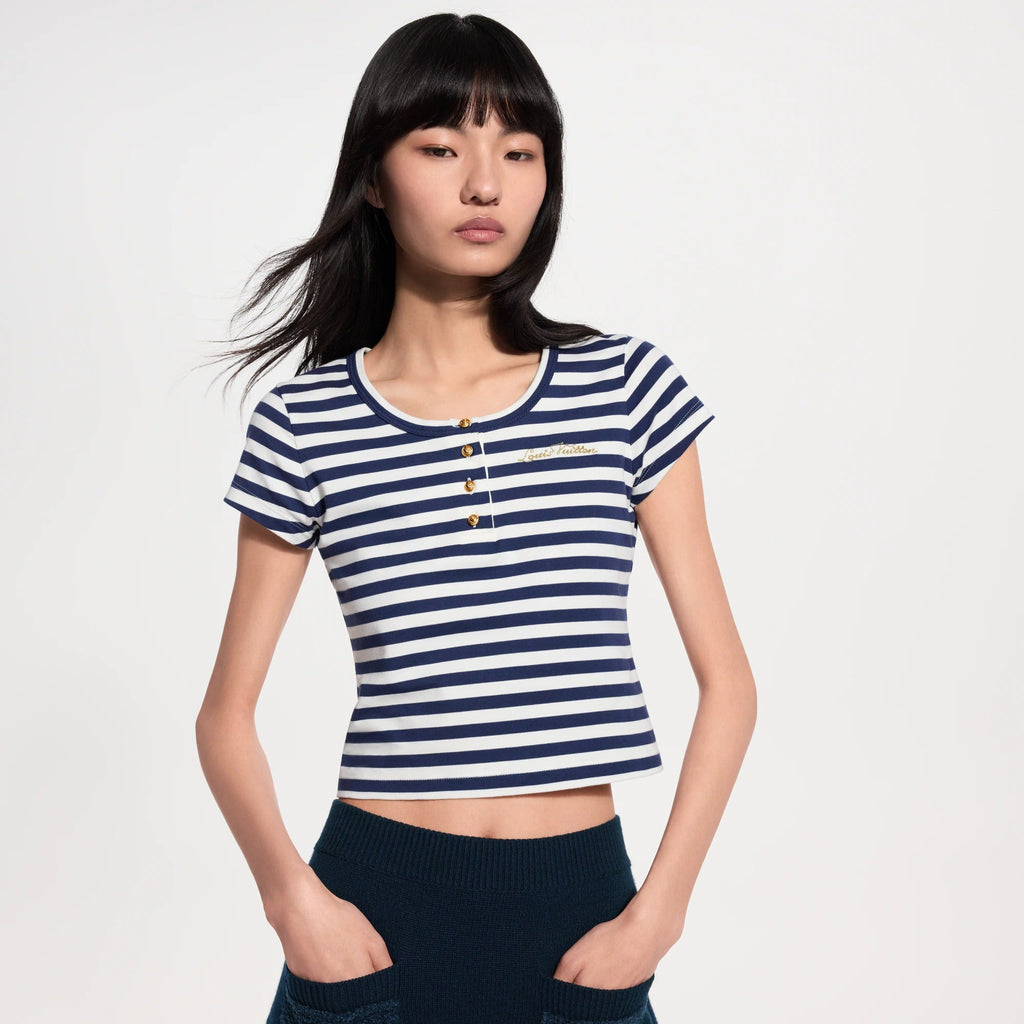 Striped Fitted T-Shirt