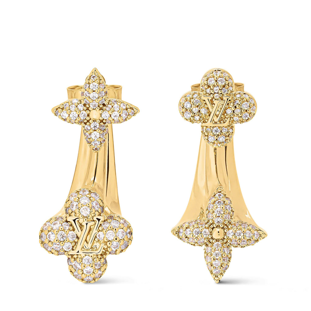 LV Flower Comet Earrings