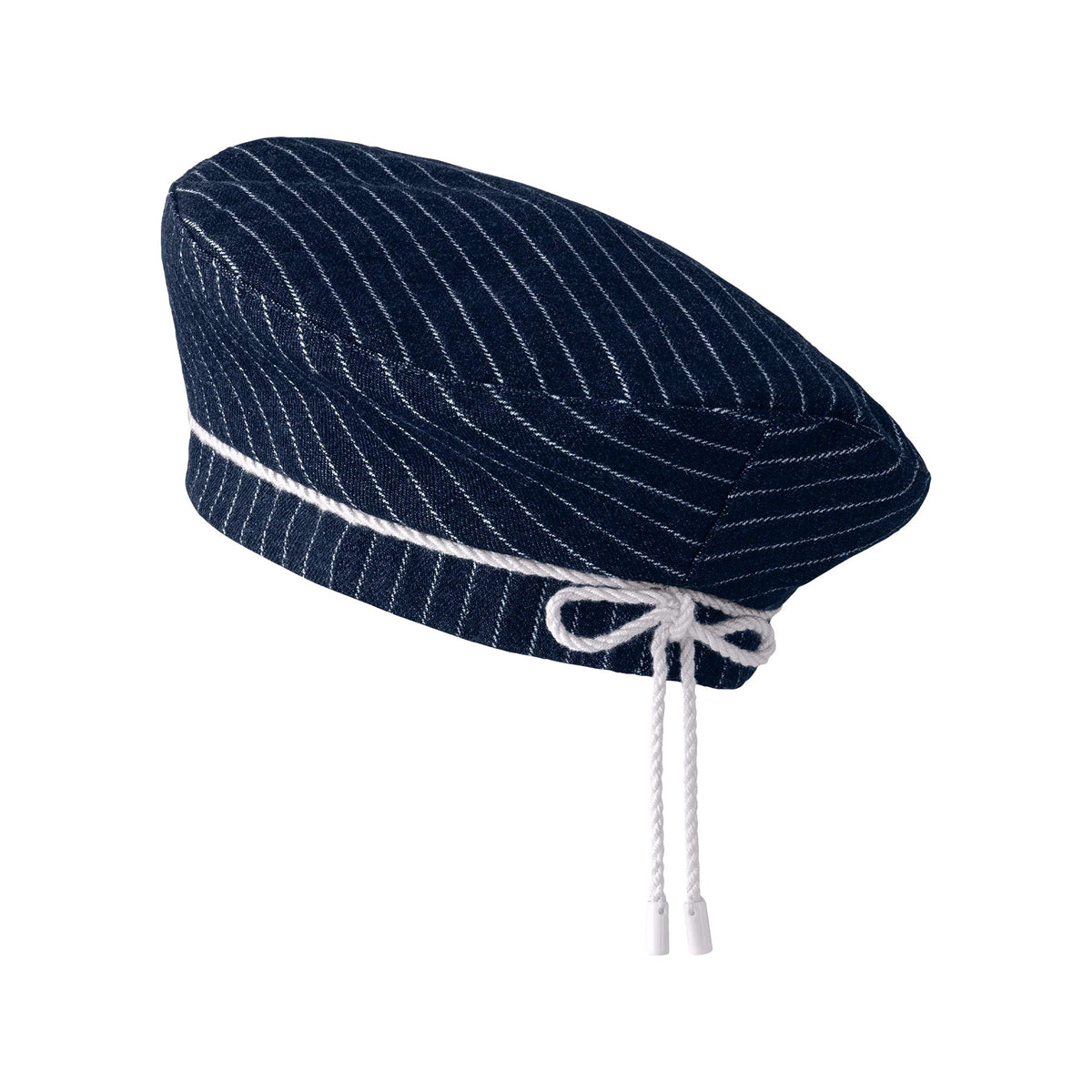 Denim Stripes Beret