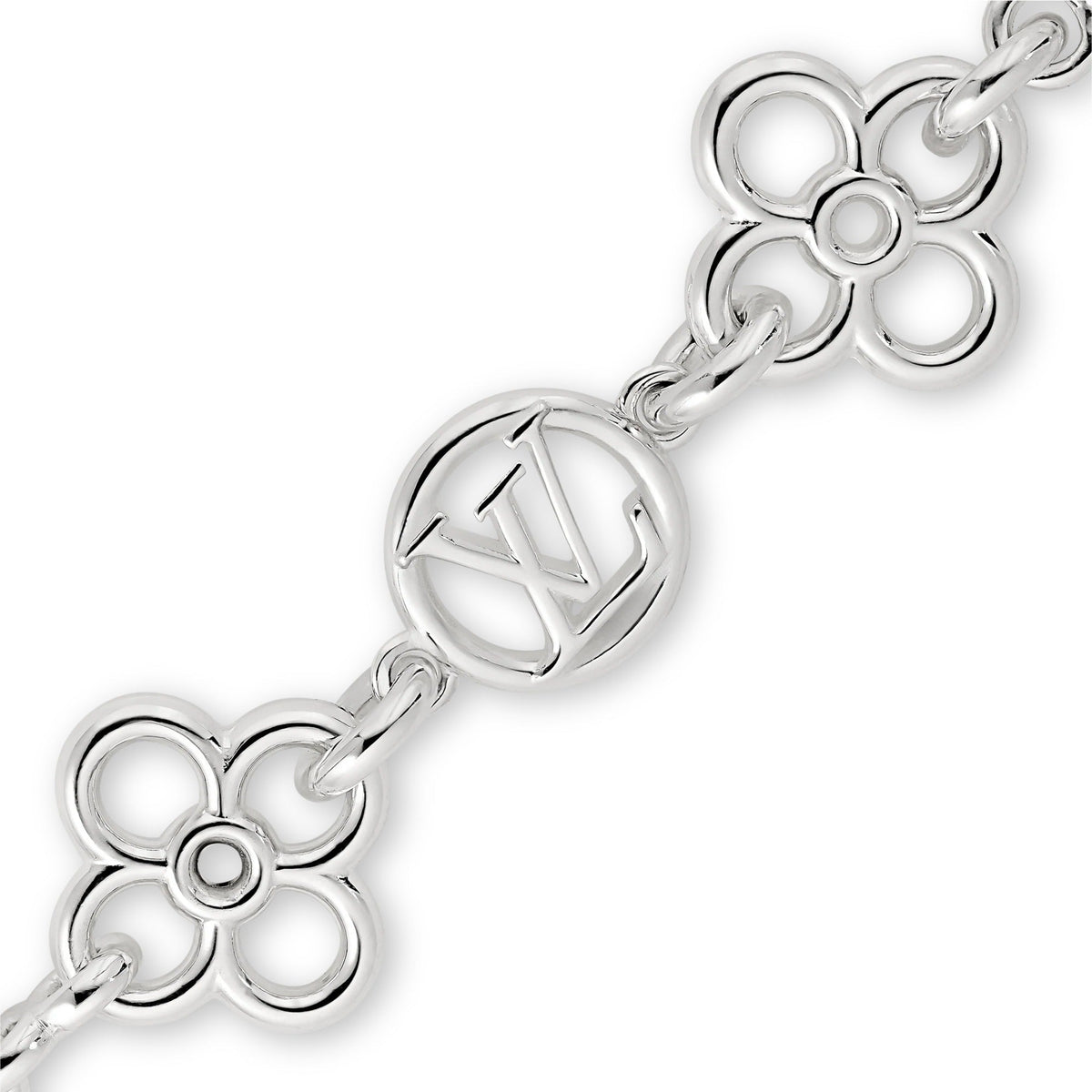 LV Charms Silver Bracelet