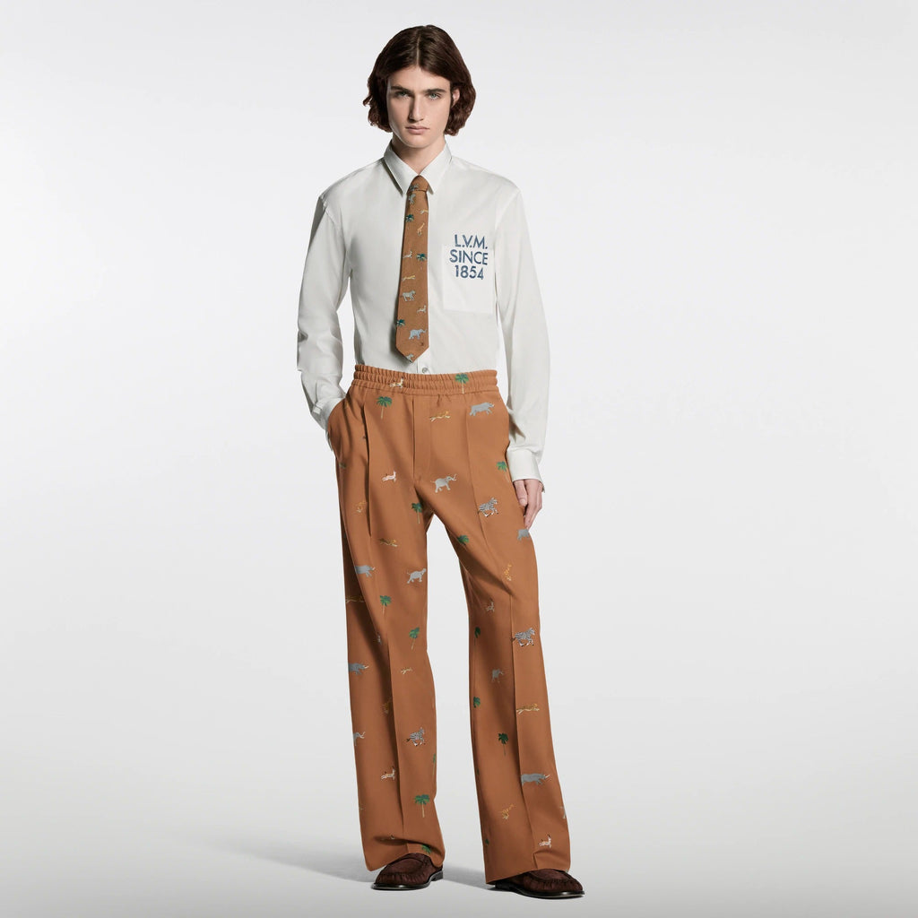 LV x The Darjeeling Limited Fil Coupe Drawstring Pants