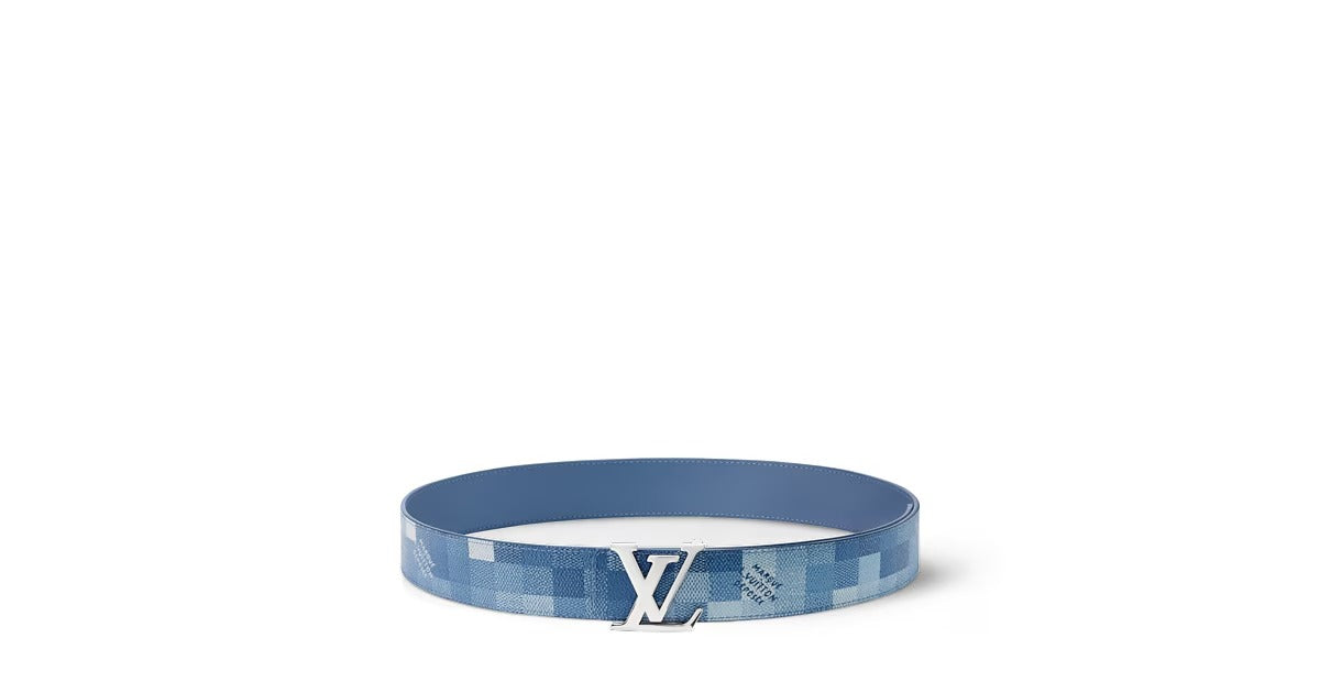 LV Initiales Damoflage 40mm Reversible Belt