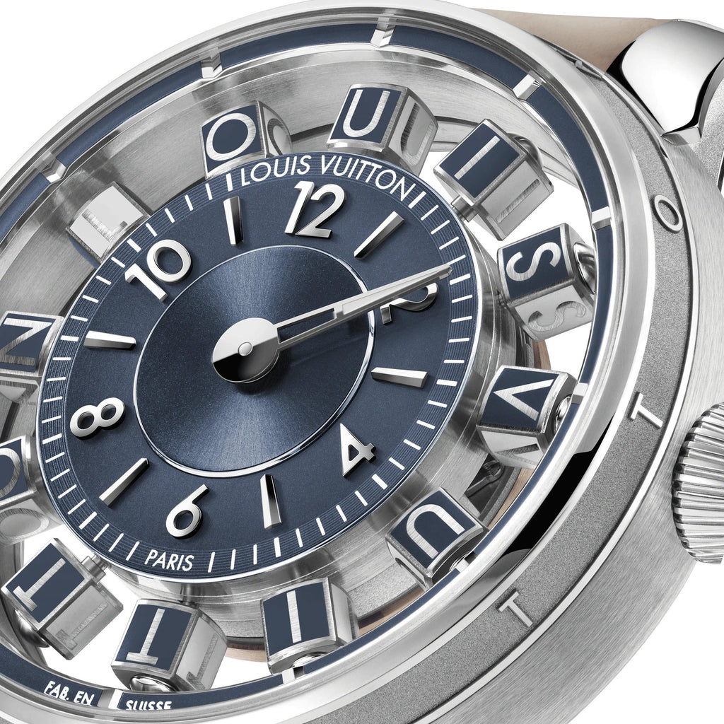 Tambour Taiko Spin Time Air, Automatic, 42.5mm, White gold