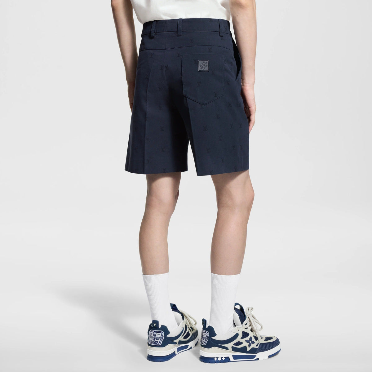 LV Blason Cotton Chino Shorts