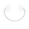 Dentelle One Row Necklace, White Gold And Diamonds