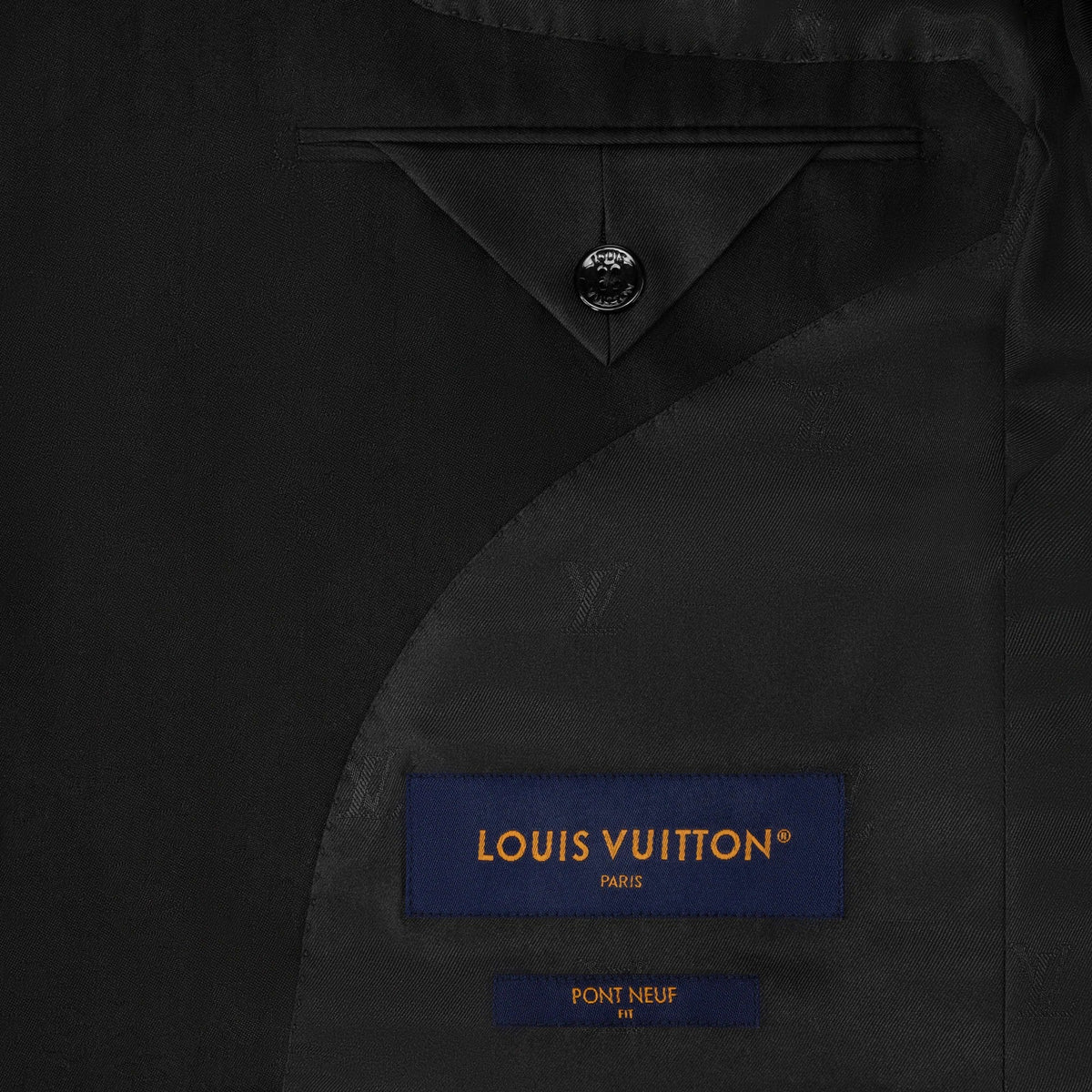 Satin Single-Breasted Pont Neuf Jacket