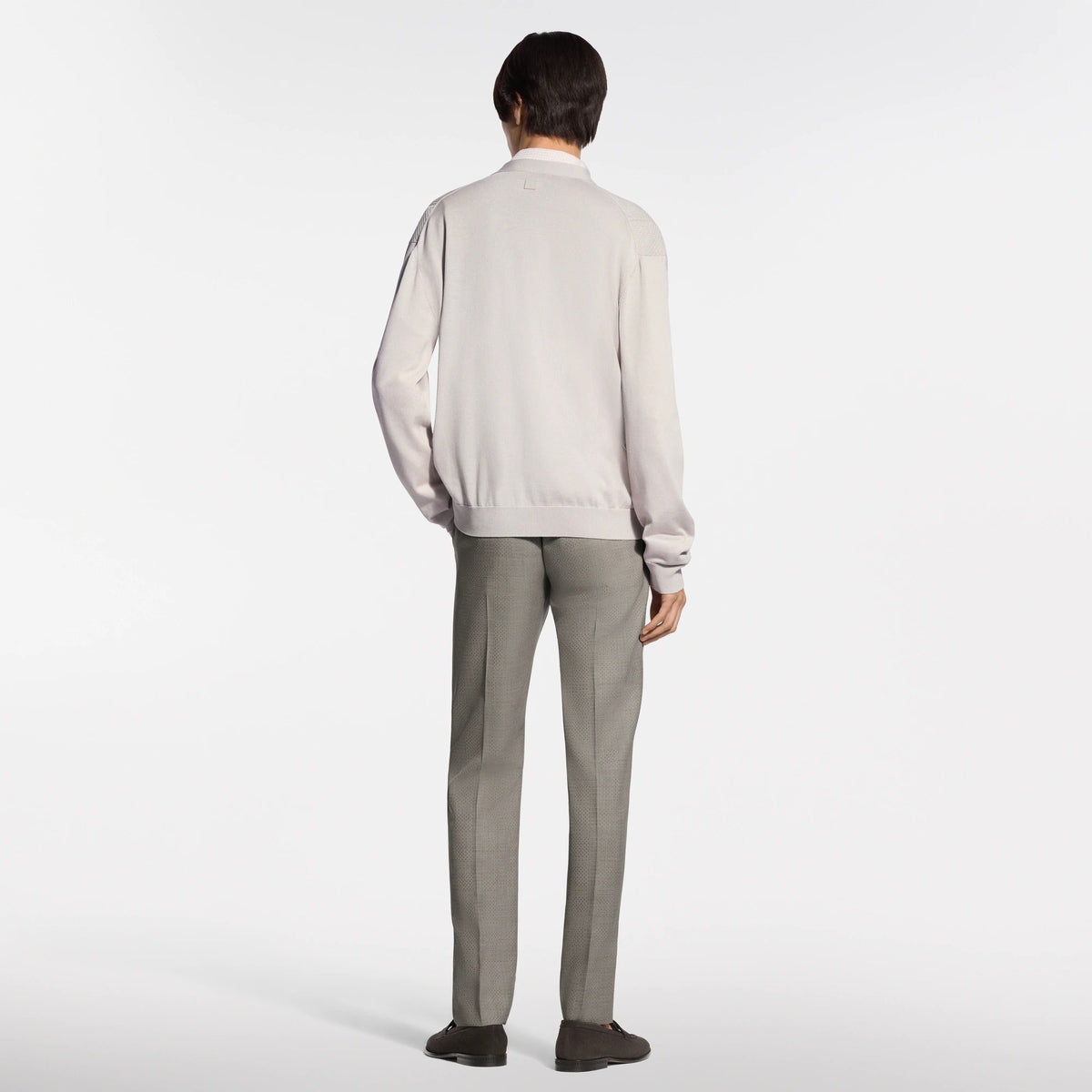Pointelle Cotton-Silk Cardigan