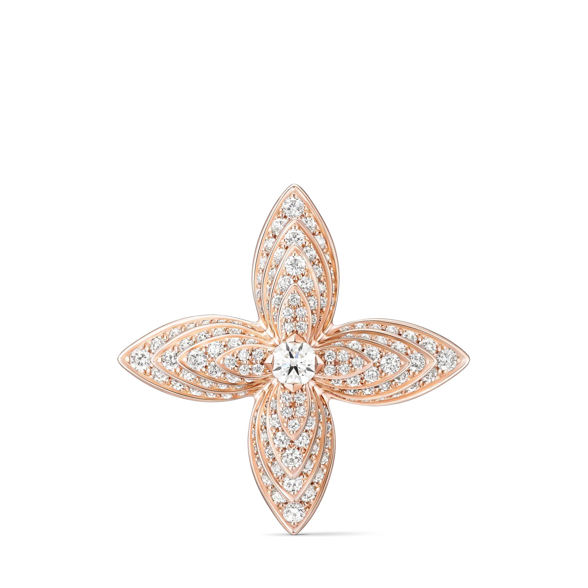 Idylle Blossom Ring, Rose Gold and Diamonds