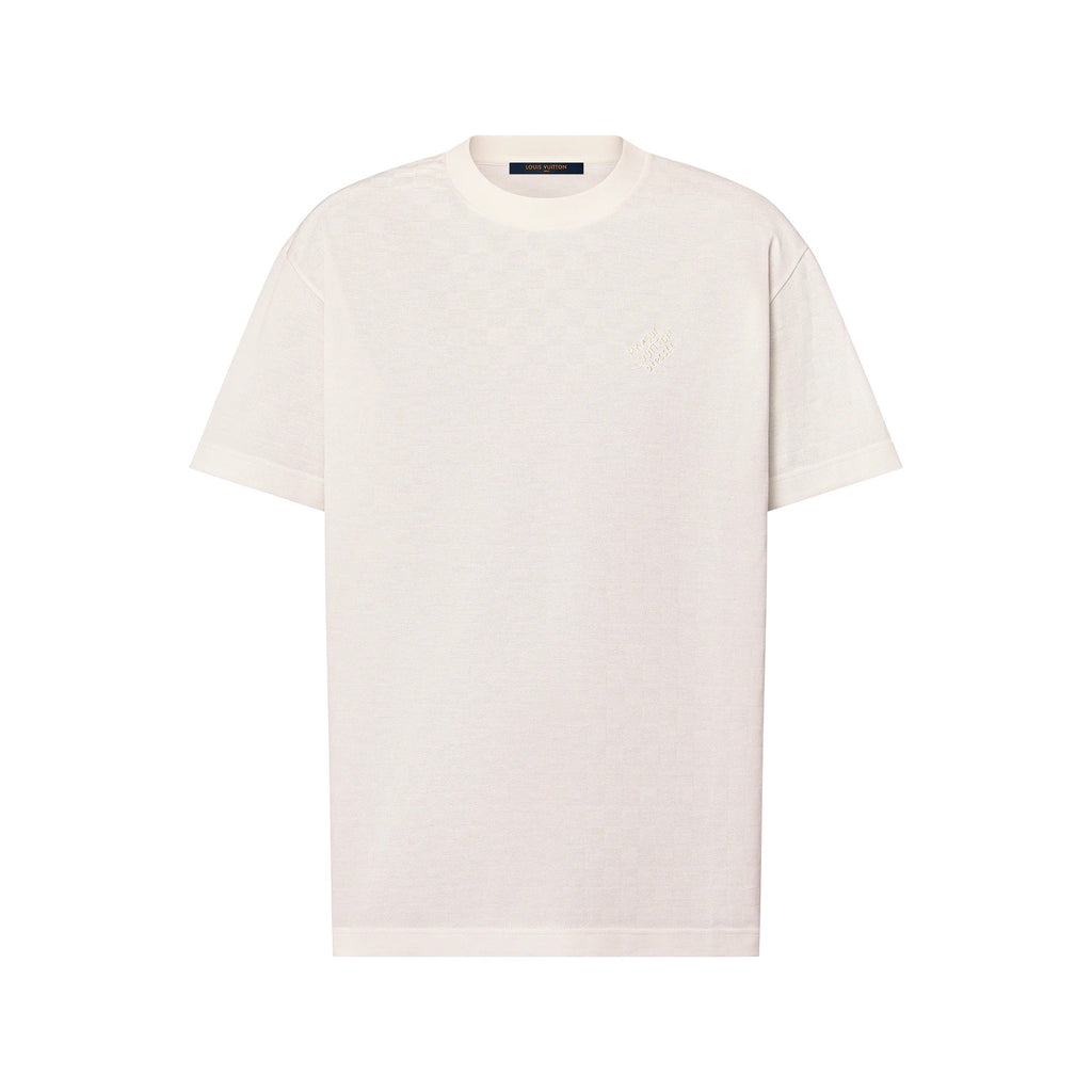 Damier Cotton Pique T-Shirt