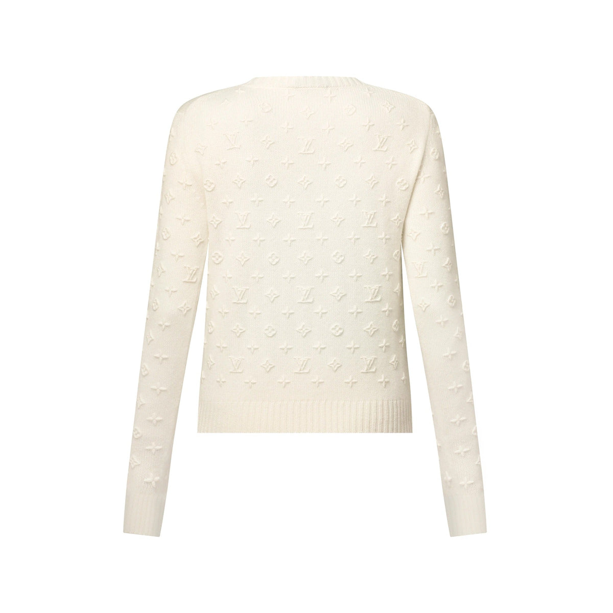 3D Monogram Knit Pullover