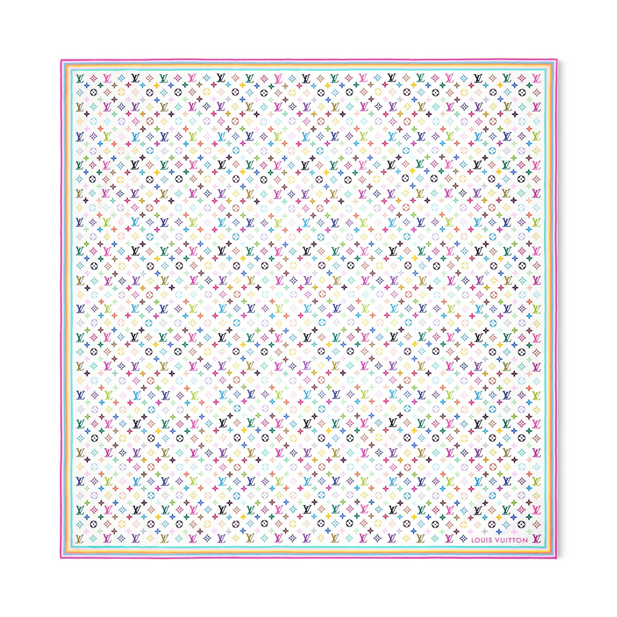 LV x TM Monogram Multicolor Shawl
