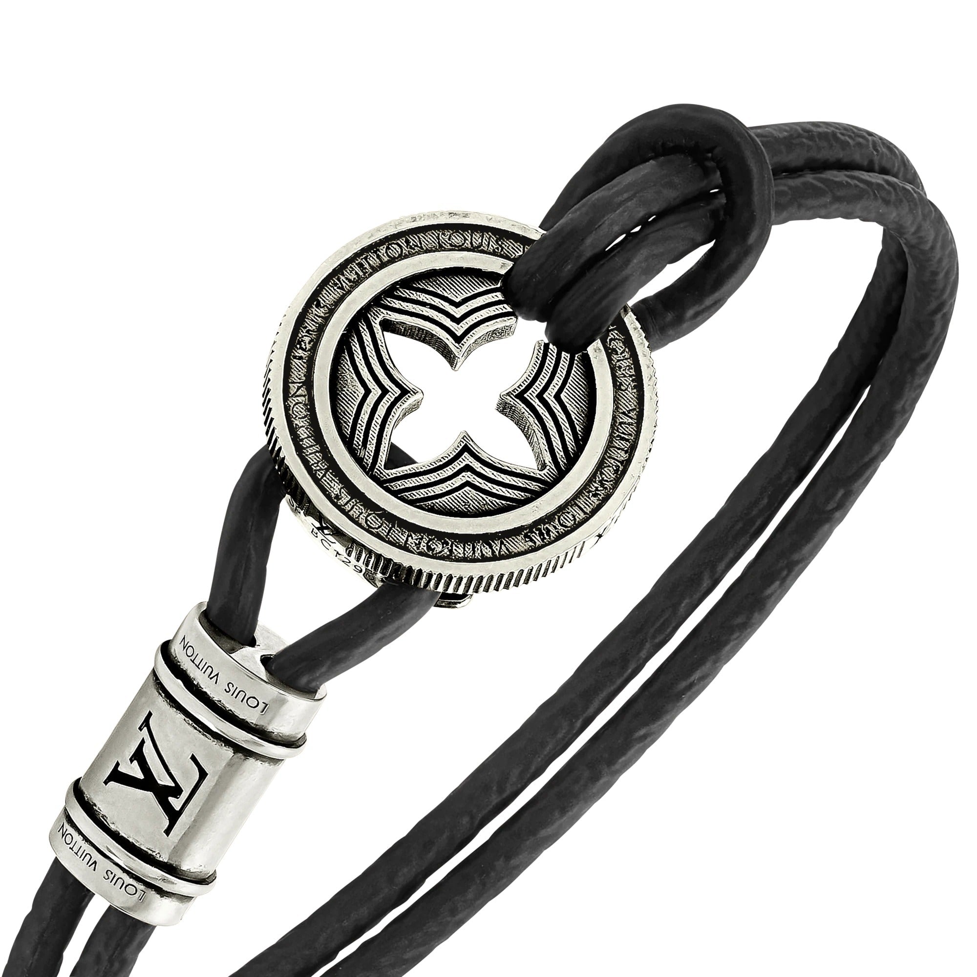 LV Tic Tac Toe Leather Bracelet