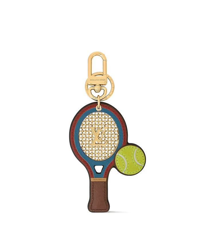 LV Tennis Racket Key Holder and Bag Charm