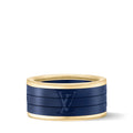 Les Gastons Vuitton Puzzle Ring, Yellow Gold and Blue Titanium