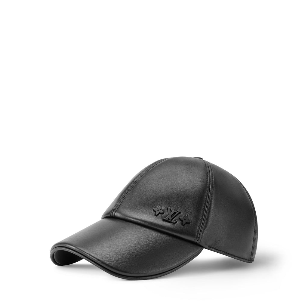 LV Medaillon Leather Cap