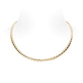 Le Damier de Louis Vuitton Medium Necklace, Yellow Gold and Diamonds - Long