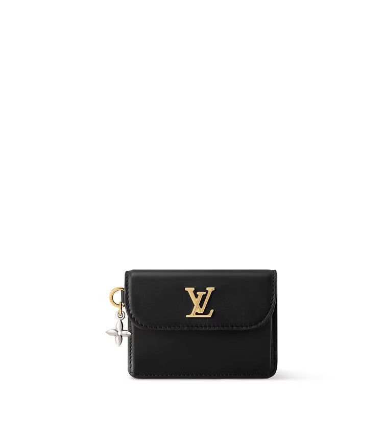 Tiny Recto Verso Card Holder LV Bloom