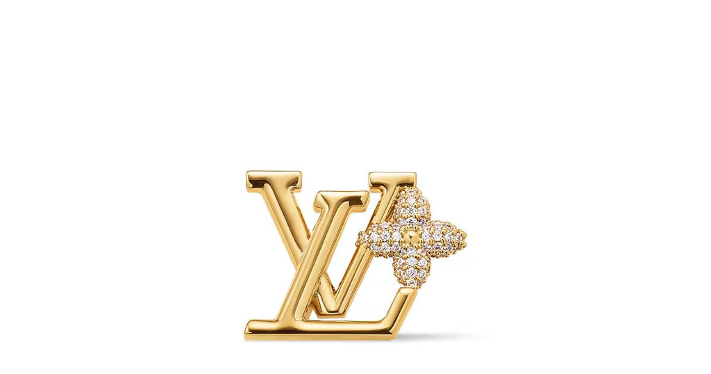 LV Iconic Flower Strass Brooch