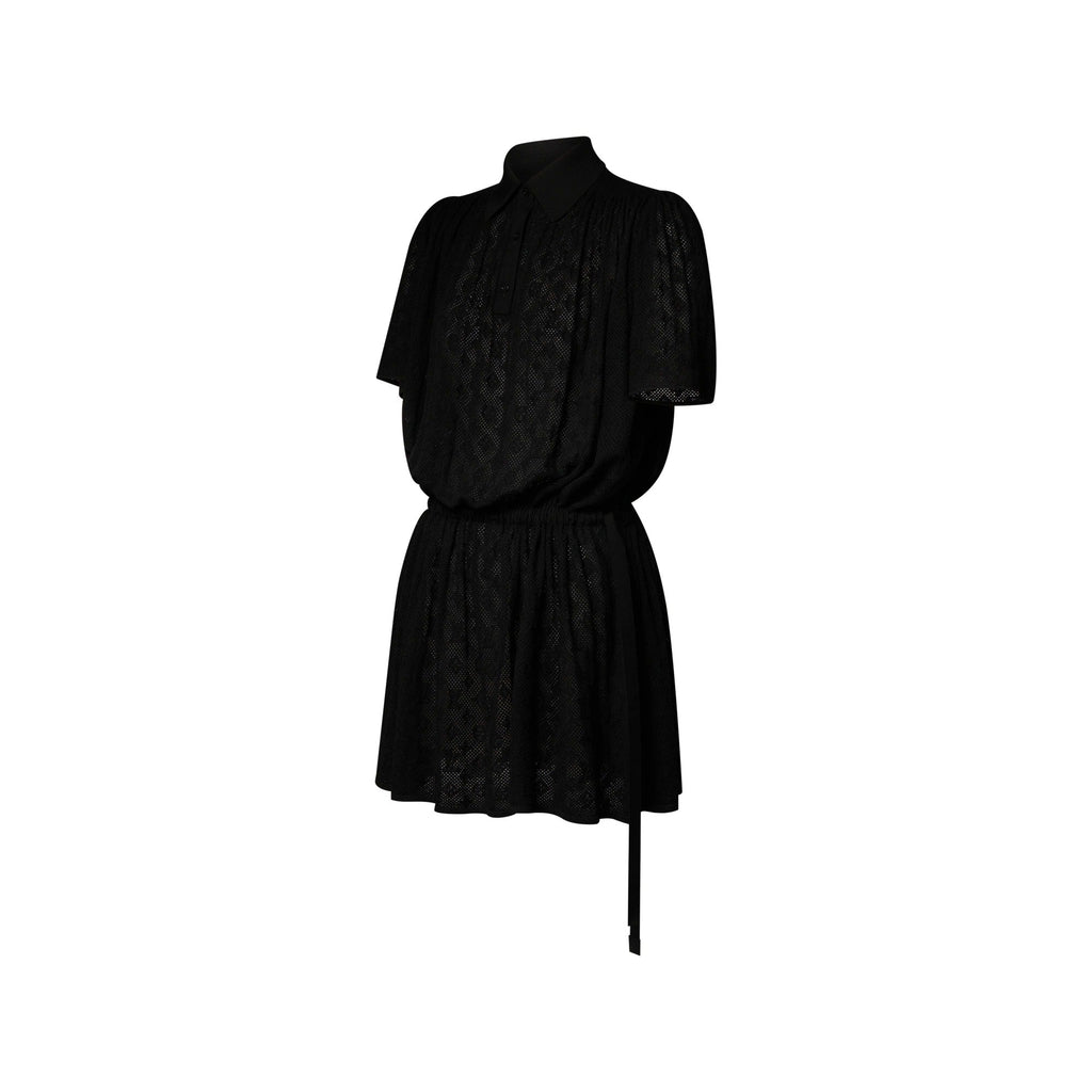 Monogram Mesh Dress