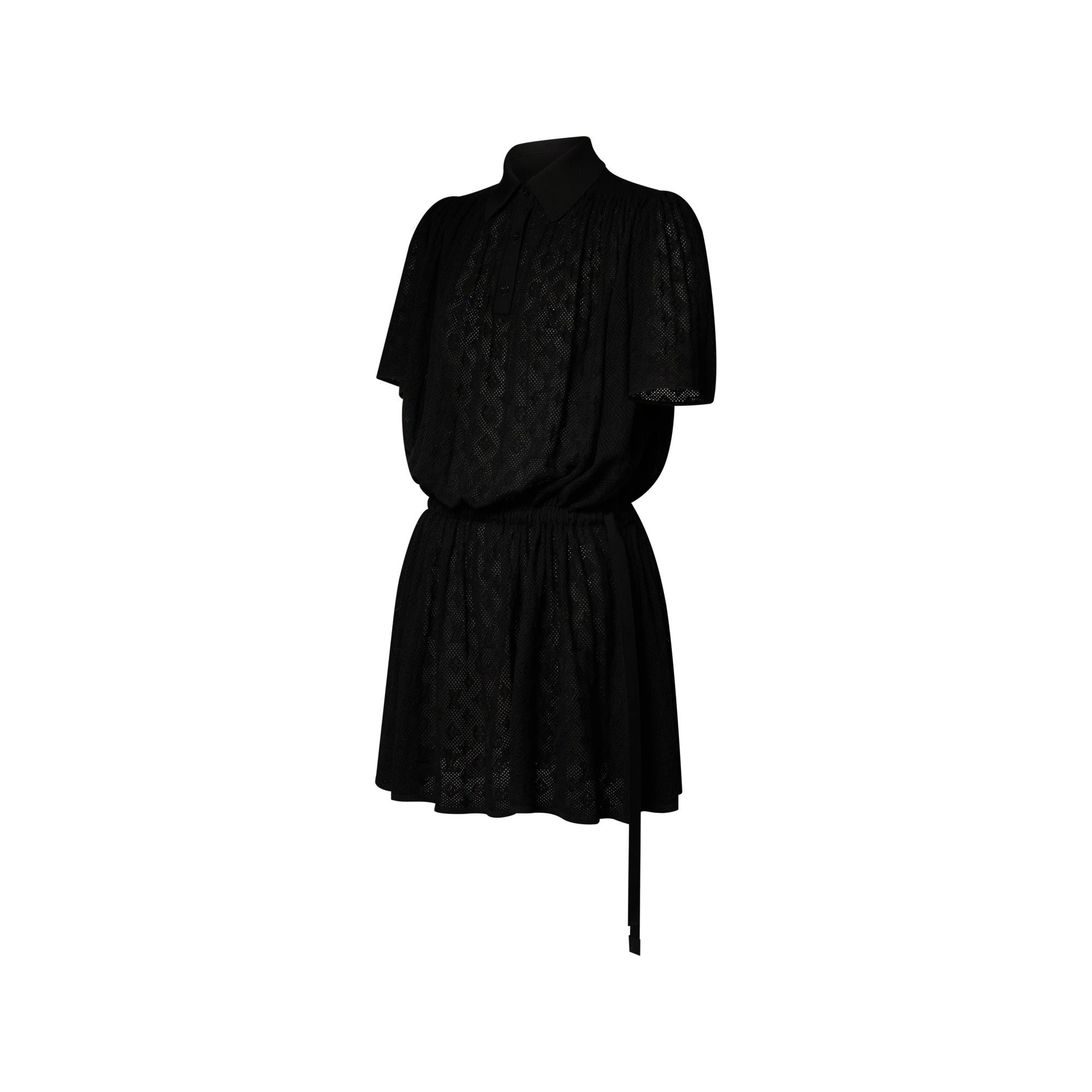 Monogram Mesh Dress