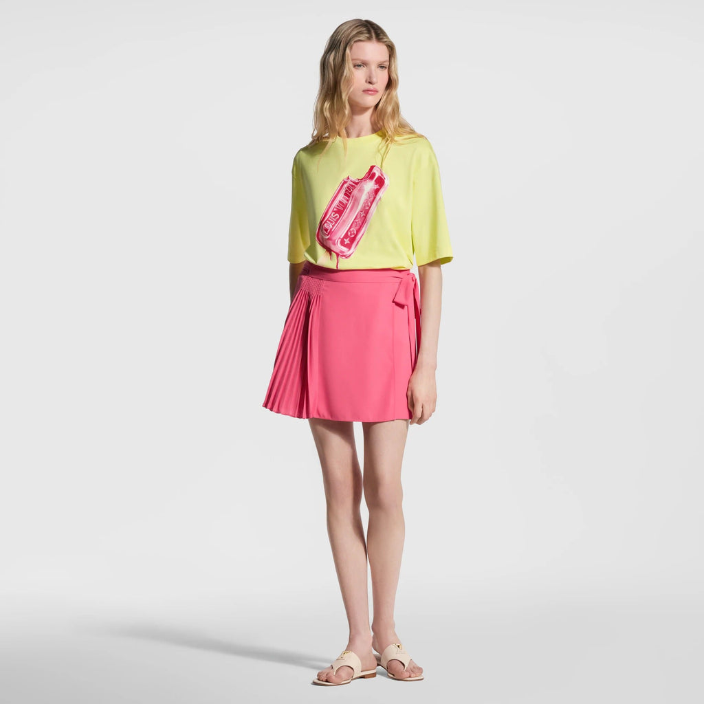 Pleat Accent Skirt