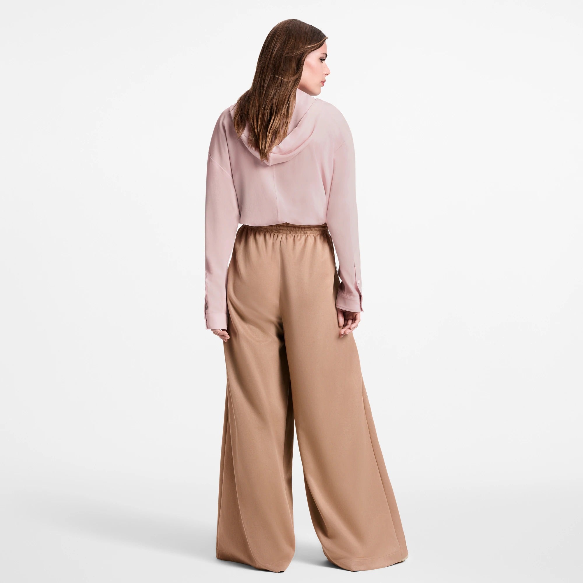 Signature Stripe Wide-Leg Jogging Pants