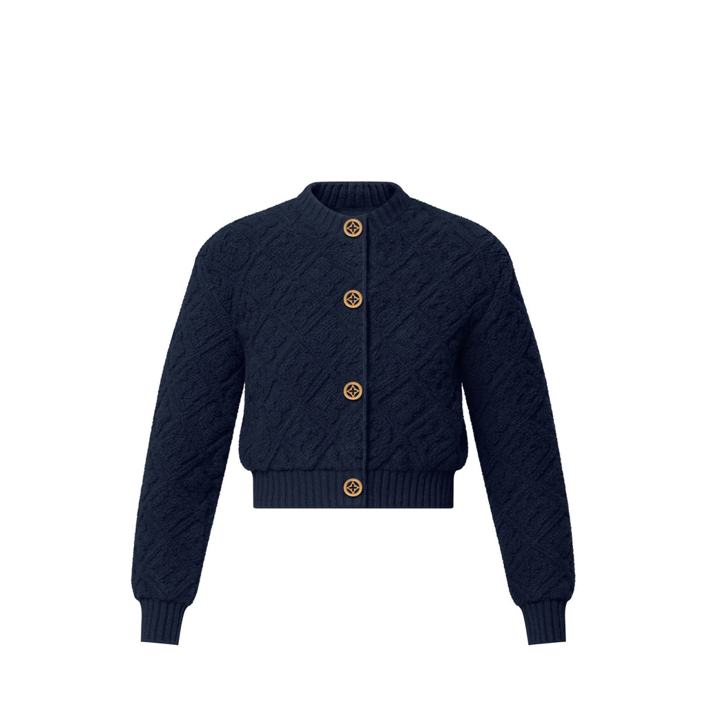 Monogram Toweling Cardigan