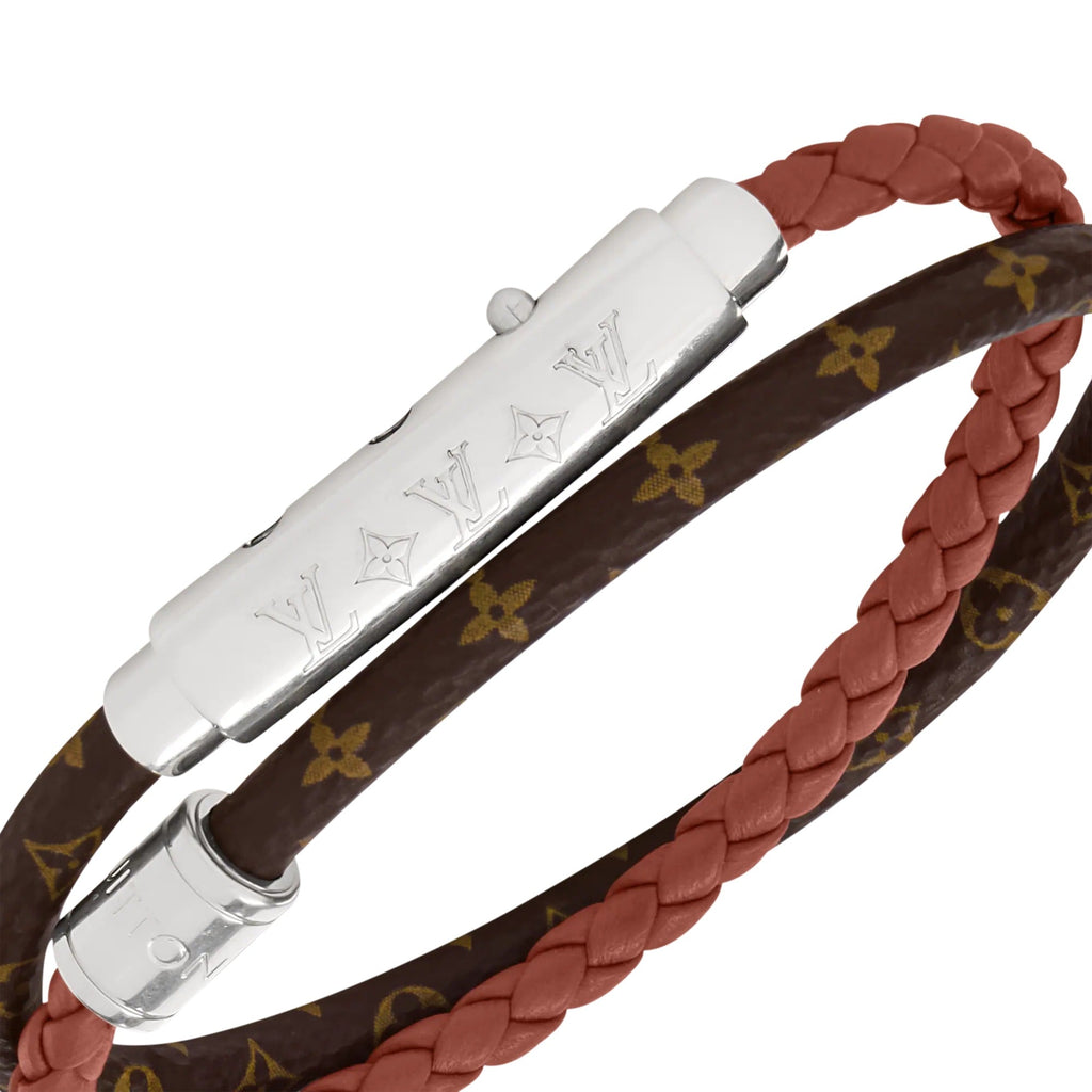LV Double Spin Monogram Heritage Bracelet