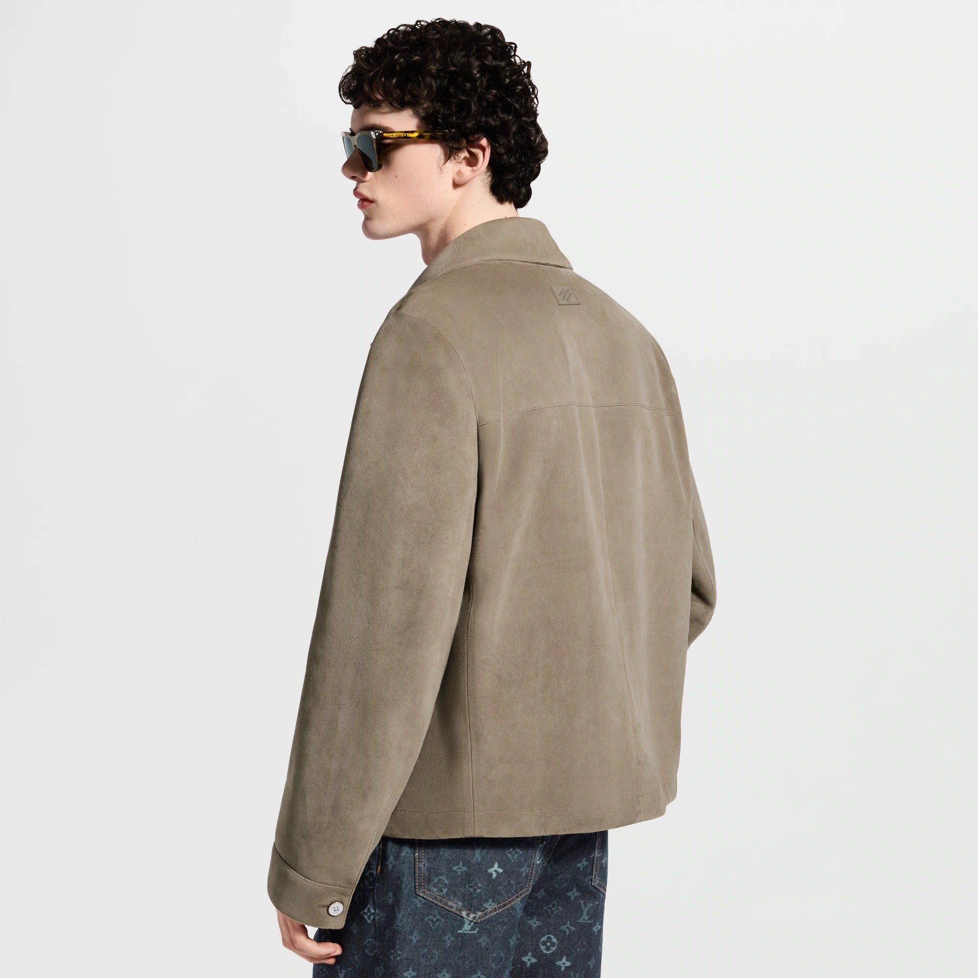 Light Suede Workwear Jacket