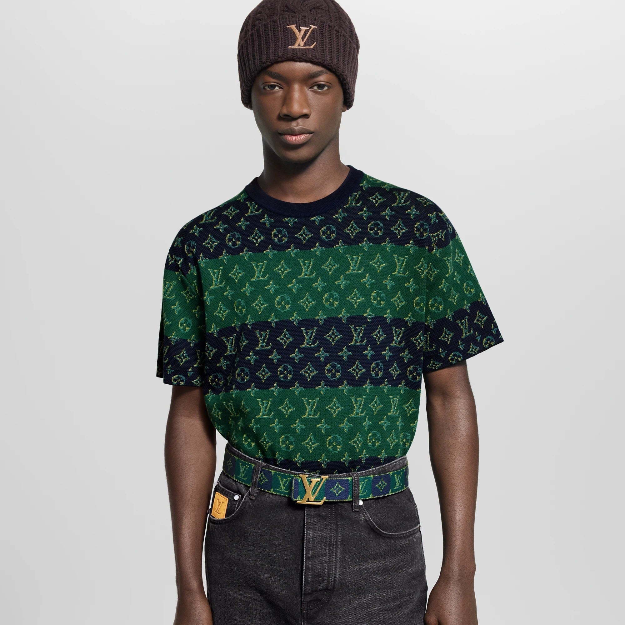 Monogram Short-Sleeved Crewneck