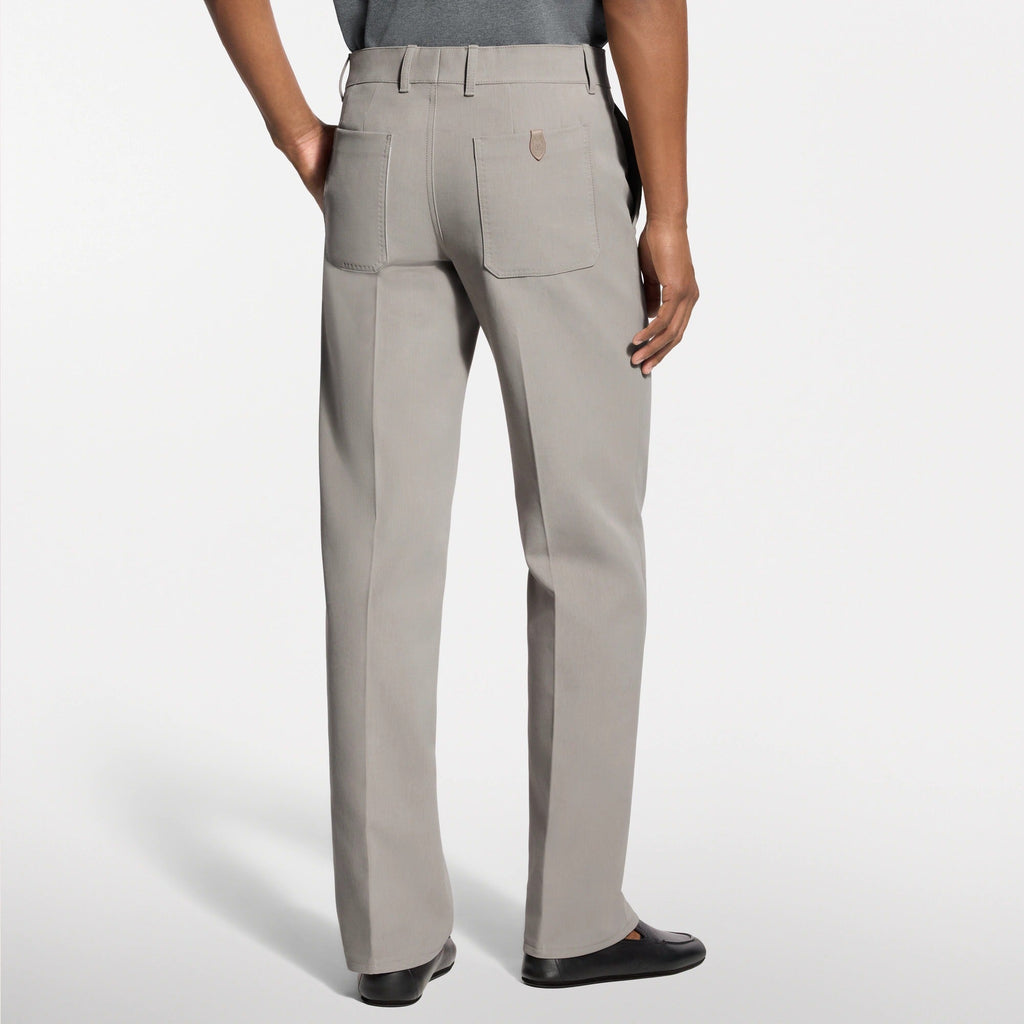 Cotton-Silk Casual Pants