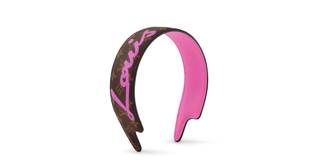 LV Script Headband