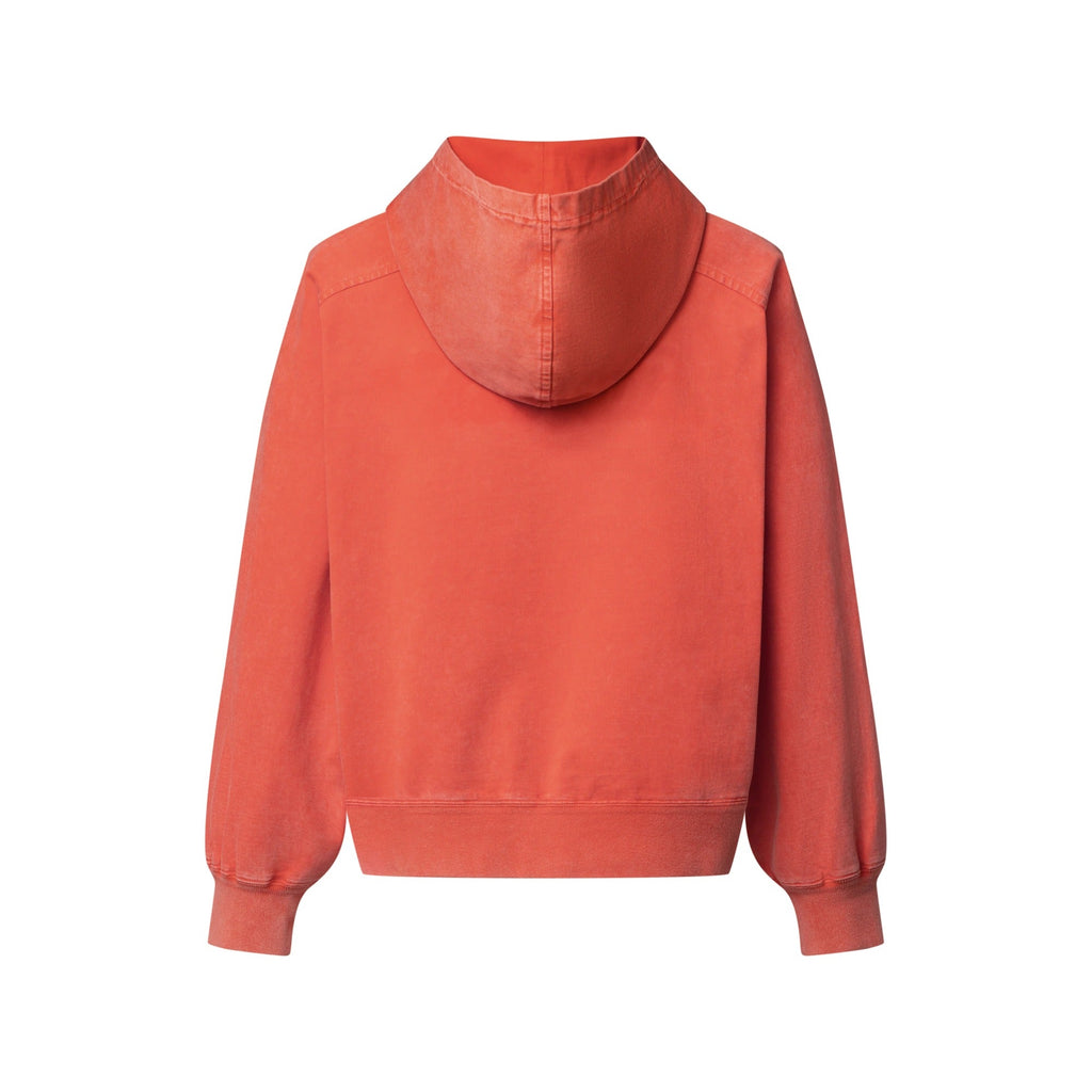 Signature Print Overdyed Hoodie
