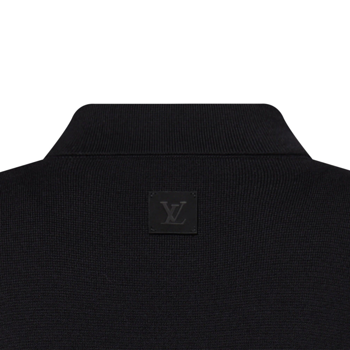 Knit Blouson With Leather Details