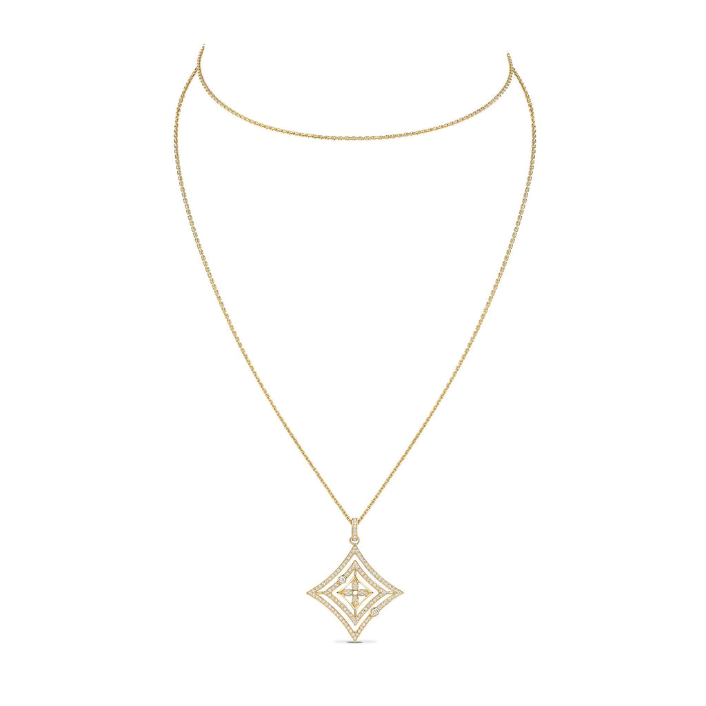 Idylle Blossom Medallion, Yellow Gold And Diamonds