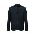 Chic Collarless Jacket