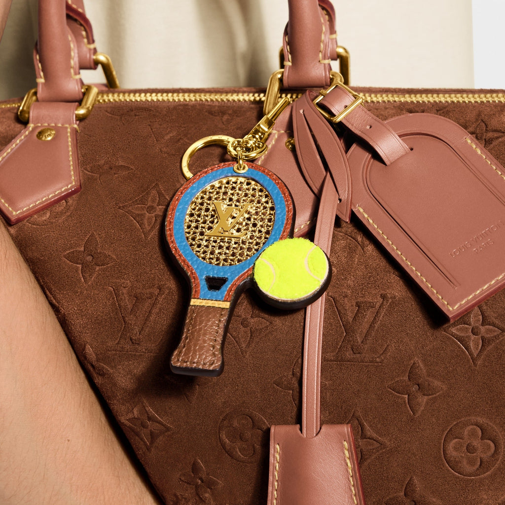 LV Tennis Racket Key Holder and Bag Charm