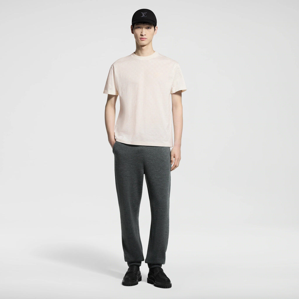 Damier Cotton Pique T-Shirt