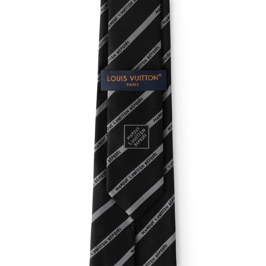 Marque L.Vuitton Deposée Stripes Tie